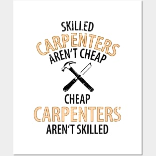 Wood Carpenter Joiner Woodcutter Craftsman Posters and Art